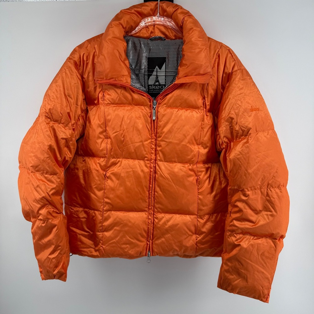 Skea Orange Down Puffer Ski Jacket‎ Winter Warm Insulated Size 12